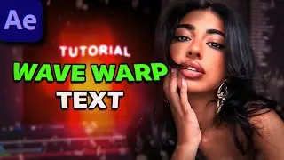 HOW TO : TURB WAVE WARP TEXT | After Effects Tutorial