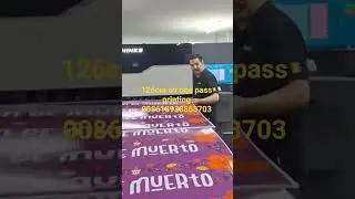 Max 126cm Single Pass Uv Printer For Correx Printing #digitalprint #Correx