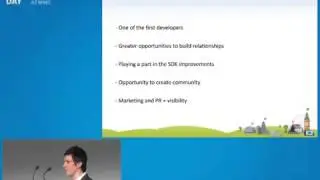 Matt Hagger Founder and CEO of Zkatter at Mobile world congress 2010