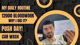 ₹12,000 BLOOD WORK | Honest Fitness Update | PUSH DAY Training Details | Full Day of Eating + Life!