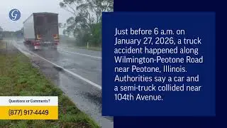 1 Killed in Truck Accident on Wilmington Road near Peotone, IL