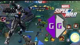 MARVEL super war MOBA : war machine gameplay