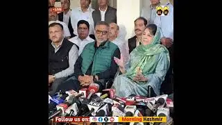 Mehbooba Mufti Slams Omar Abdullah's Government on Smart Meter and other issues