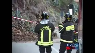 Porto Azzurro, una frana interrompe la strada al fanaletto