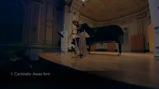 Poulenc FLUTE SONATA (saxophone)- Elisa Urrestarazu y  Antonio Ortiz