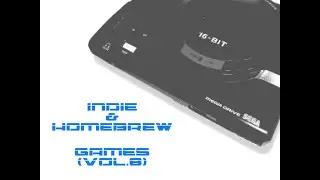SEGA MEGA DRIVE Indie/Homebrew Games (Vol.8) - HD Graphics & Stereo Sound