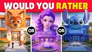 Would You Rather &ndash; Build Your Luxury Dream School 🏫✨🤑🎒 | Otter Quiz