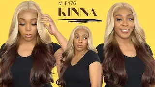 Bobbi Boss Synthetic Hair 13x7 HD Frontal Lace Wig - MLF476 KINNA --/WIGTYPES.COM