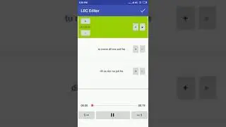 How to write lyrics in android With songs Coding, HTML, LRC, Srt