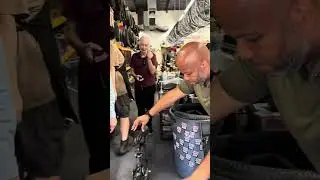 Tempe Mayor Corey Woods finds a used bike at Bike Saviours on Earth Day 2025
