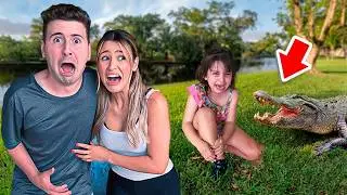 UM JACARÉ TENTOU NOS ATACAR! *TIVEMOS QUE SAIR CORRENDO*