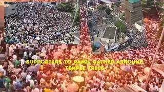 Protest supports Ranil | Ranil Wickremasinghe | Ranil&rsquo;s supporters gather in Colombo