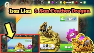 I hatched✨ the SunFeather & Iron Lion Dragon || Calendar Event || Goodluck.[Dragon Mania Legends]