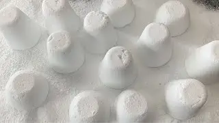 ASMR Pure White Crunchy Baking Soda Crush #asmrbakingsoda