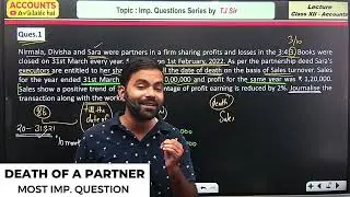 Nirmala, Divisha, and Sara were partners in a firm sharing profits and losses in the 3:4:3 ratio....