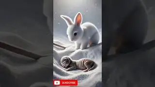 rabbit and tiger friendship 😚