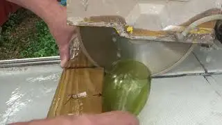 Wetsaw goes after glass bottles
