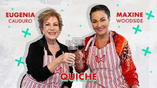 Eugenia Cauduro comparte su talento en la cocina con su receta francesa, quiche de cebolla y tocino