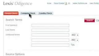 Lexis&reg; Diligence .