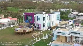 9-22-17 Dorado, Puerto Rico Chopper Drop -- House Destroyed - People Inside
