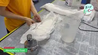 Must-Watch! Absorbency Test for Baby Diapers by New Ecocare Manufacturer