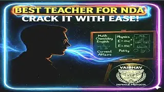 BEST TEACHERS FOR NDA/CDS EXAM 🫡 | ON YOUTUBE 💀 | VAIBHAV DEFENCE PROTOCOL