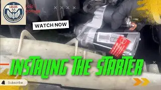 How to replace the Starter Toyota Corolla 2003 - 2008, quick and easy!