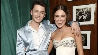Millie Bobby Brown and Noah Schnapp in Jimmy Fallon Show