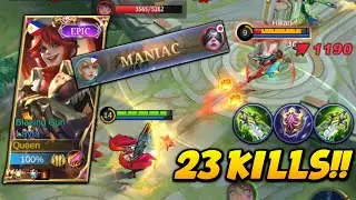 23 KILLS without Death + MANIAC!! LAYLA CORE IS A MONSTER! | Build Top 1 Global Layla