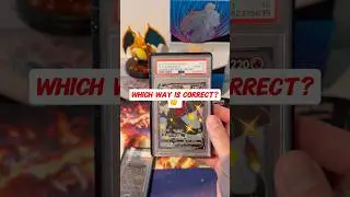 Graded Guard Installation! Which is correct? #gradedguard #tcg #shorts #pokemon