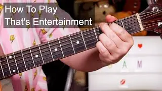 'That's Entertainment' Paul Weller - The Jam Acoustic Guitar Lesson