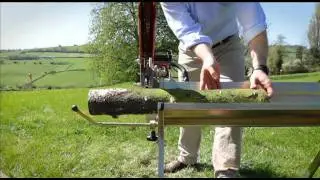 Козлы для распиловки бревен Eckman Log-It с держателем для бензопилы