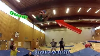 MOST INSANE TRAMPOLINE TRICKS! (MUST WATCH)