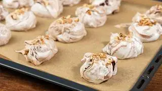 Минимум продуктов и времени! Вкуснейшее печенье за ​​5 минут! Печенье безе