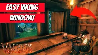 Valheim How To Build | REALISTIC Viking Window in 7 Minutes