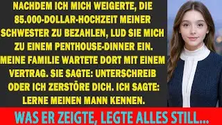 ALS ICH MICH WEIGERTE, DIE 85.000-$-HOCHZEIT MEINER SCHWESTER ZU ZAHLEN, LUD SIE MICH ZU EINEM&hellip;