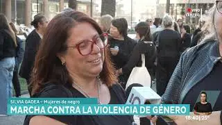 Marcha contra la violencia de g&eacute;nero |  Integrantes de Mujeres de Negro hablaron con Noticias 5