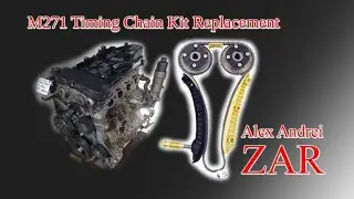 Замена комплекта цепи ГРМ M271 Часть 4