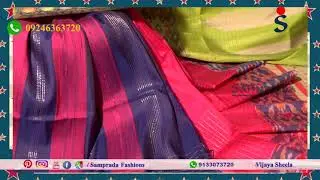 New Arrival Raw Silks Sarees Collection @ Samprada || Simple Pure Raw Silk Sarees with Patola Border