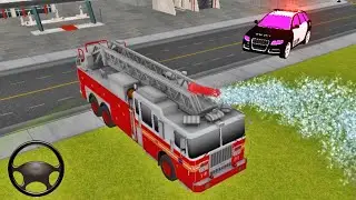 Fire Truck Rescue Simulator 3D - Firefighter Emergency Truck Driver #2 - Android Gameplay
