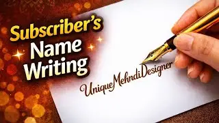 Aaj Jo Name Aaya Wo Likha Jayega 😍 | Name Writing LIVE