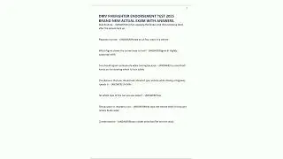 DMV FIREFIGHTER ENDORSEMENT TEST 2025 BRAND NEW ACTUAL EXAM WITH ANSWERS19