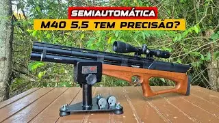 CARABINA M40 5.5 SEMIAUTO TEM PRECIS&Atilde;O?