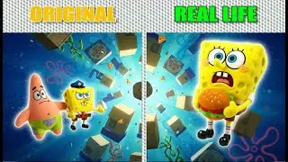 SpongeBob Animation Plushie | Original Vs Real Life | Part 43