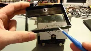 Siltronix PM-15 watt meter movement repair.