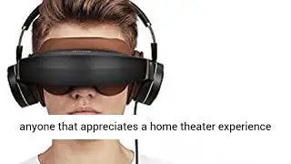 Royole Moon &ndash; 2D & 3D Immersive Cinematic Mobile Personal Theater Headset, Dual 1080P FHD AMOLED