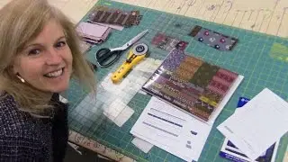 Выкройка лоскутного одеяла «Рассвет» с использованием набора полос | Урок по квилтингу Let'sMake