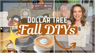 ✨Make These Now!  Fall DIYs with Country Charm! 🍂 Dollar Tree Crafts!