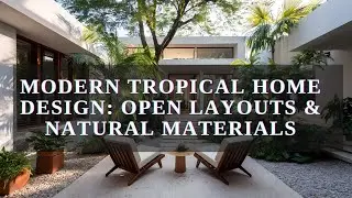 Modern Tropical Home Design: Open Layouts & Natural Materials