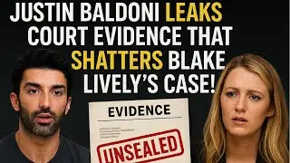 Justin Baldoni LEAKS Court Evidence That SHATTERS Blake Lively&rsquo;s Case!
